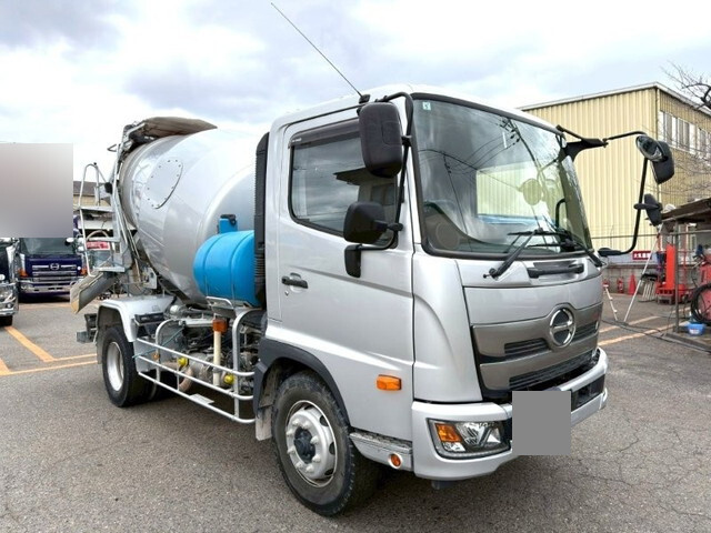 日野レンジャーミキサー車（コンクリートミキサー）増トン（6t・8t）2KG-FJ2ABA [写真01]