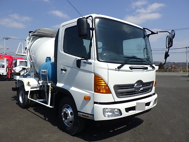 日野レンジャーミキサー車（コンクリートミキサー）中型（4t）TKG-FC9JCAA [写真01]
