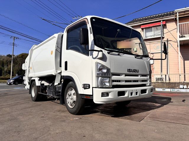 いすゞエルフパッカー車（塵芥車）2013年(平成25年)SKG-NPR85YN