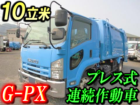 いすゞフォワードパッカー車（塵芥車）中型（4t）PDG-FRR34S2 [写真01]