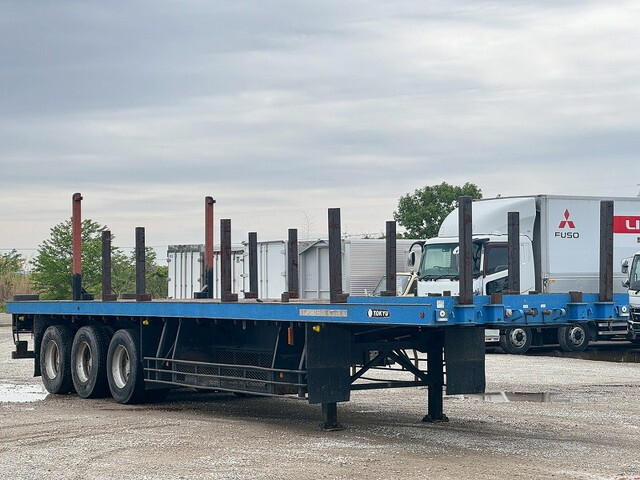 中古その他の車種煽付平床式トレーラー