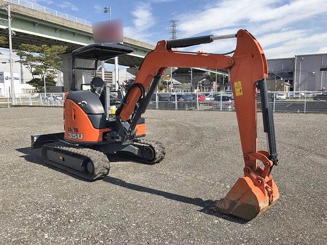 中古ミニユンボ（ミニバックホー） 日立 栃木・福島・茨城 （ZX35U-5B