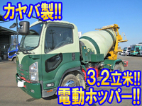いすゞフォワードミキサー車（コンクリートミキサー）中型（4t）[写真01]