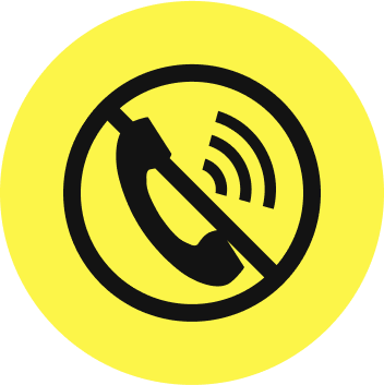 しつこい営業電話なし